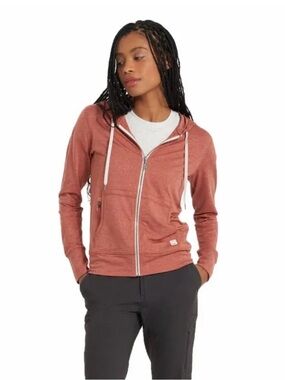 Vuori halo performance jacket hoodie full zip womens size S